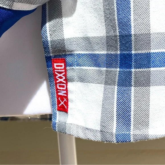 DIXXON Women’s ADAM’S POLISHES RINSER Plaid Flannel Shirt Limited Edition Size S - Picture 7 of 13